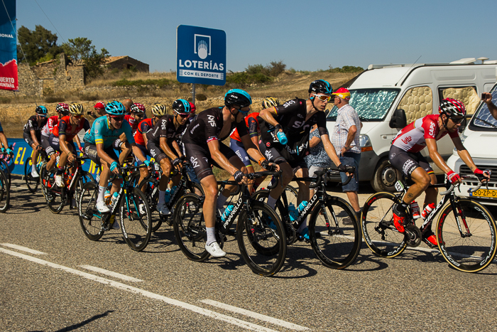 Slow moving Peloton