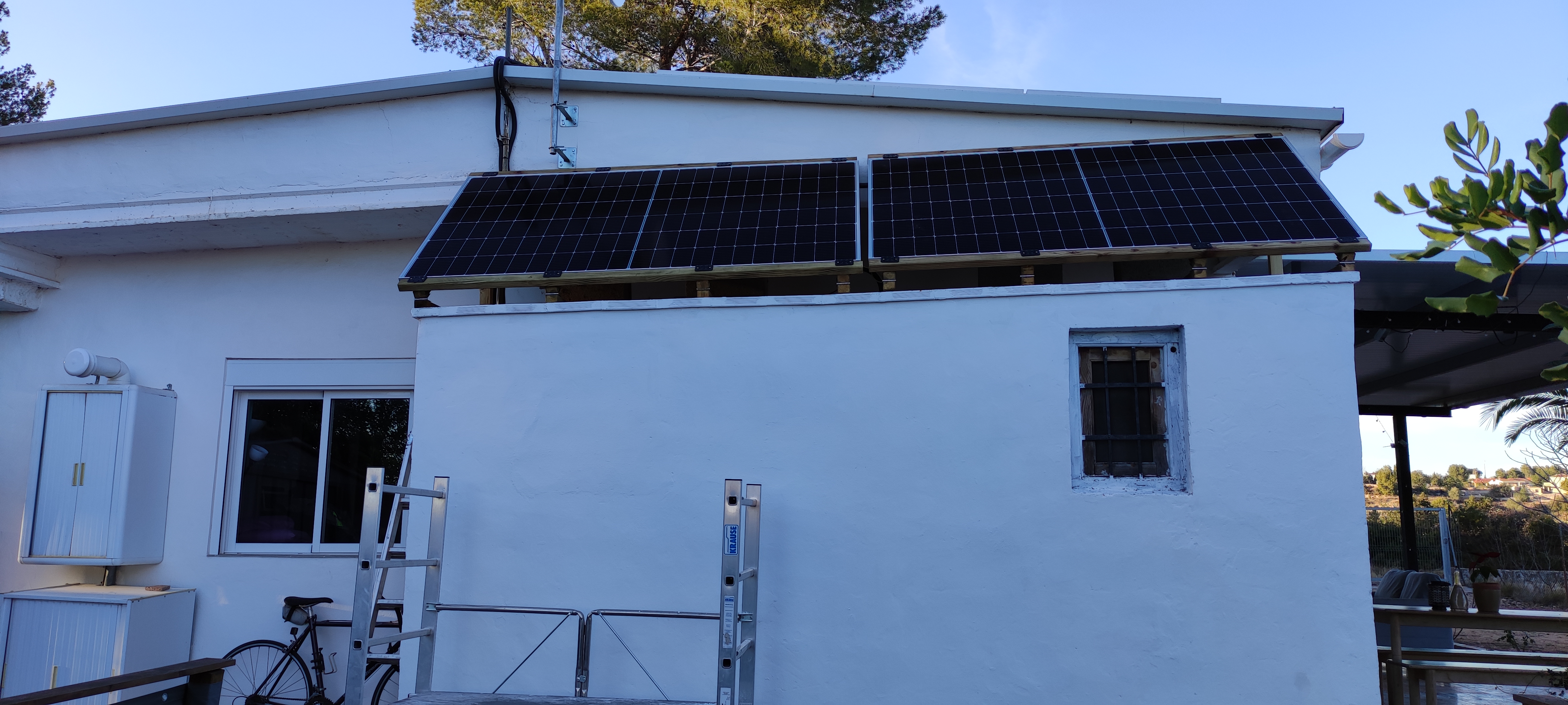 New Panels in situ